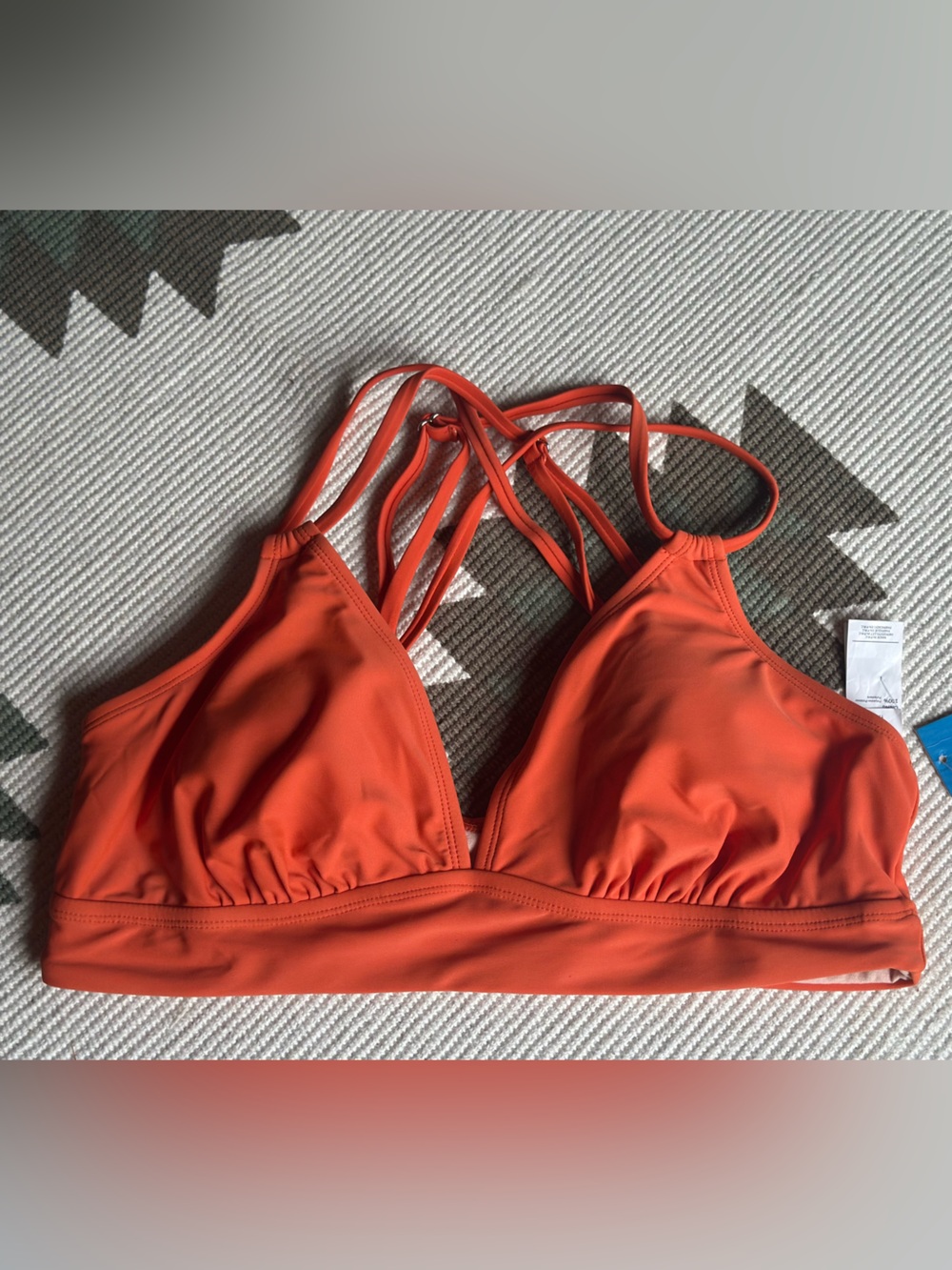 CUPSHE strappy back bikini top L